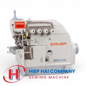 Máy vắt sổ 2 kim 4 chỉ đầu nhỏ Siruba 747KS-514M-3-24